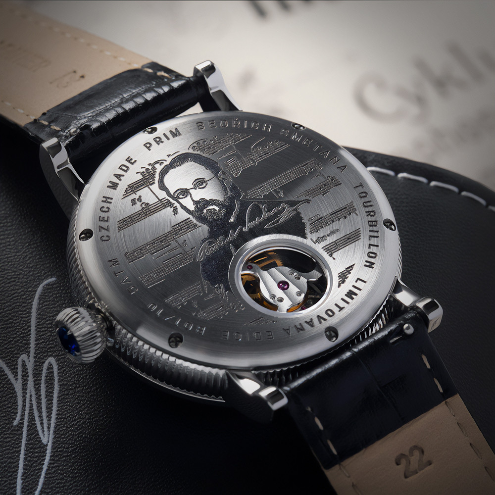 PRIM Tourbillon Bedřich Smetana Gold, fotografie 4 z 6