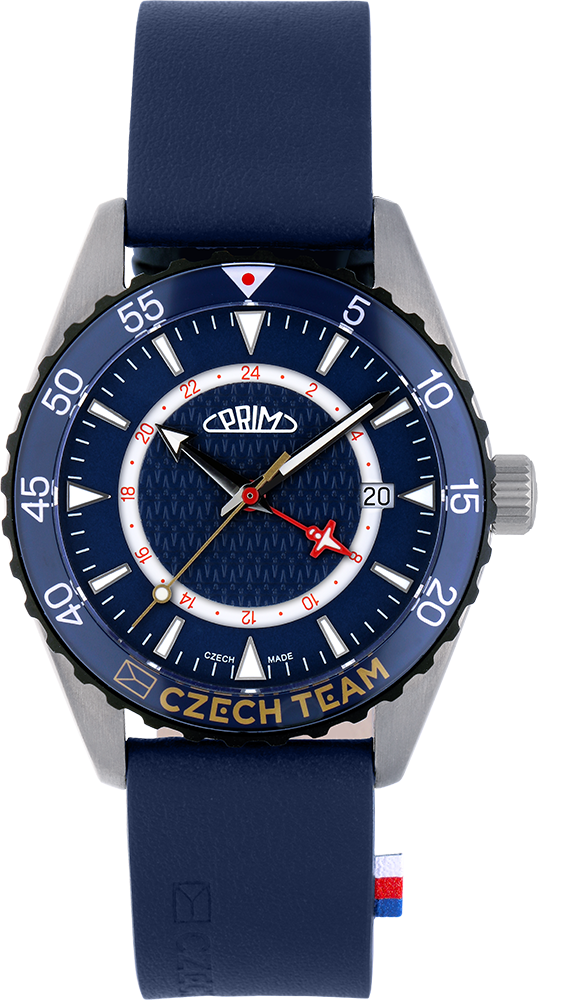 Hodinky PRIM Sport 64 GMT Czech Team – B - W03P.13142.B