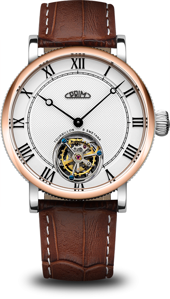 Hodinky PRIM Tourbillon Bedřich Smetana Gold - D - W91P.13235.D