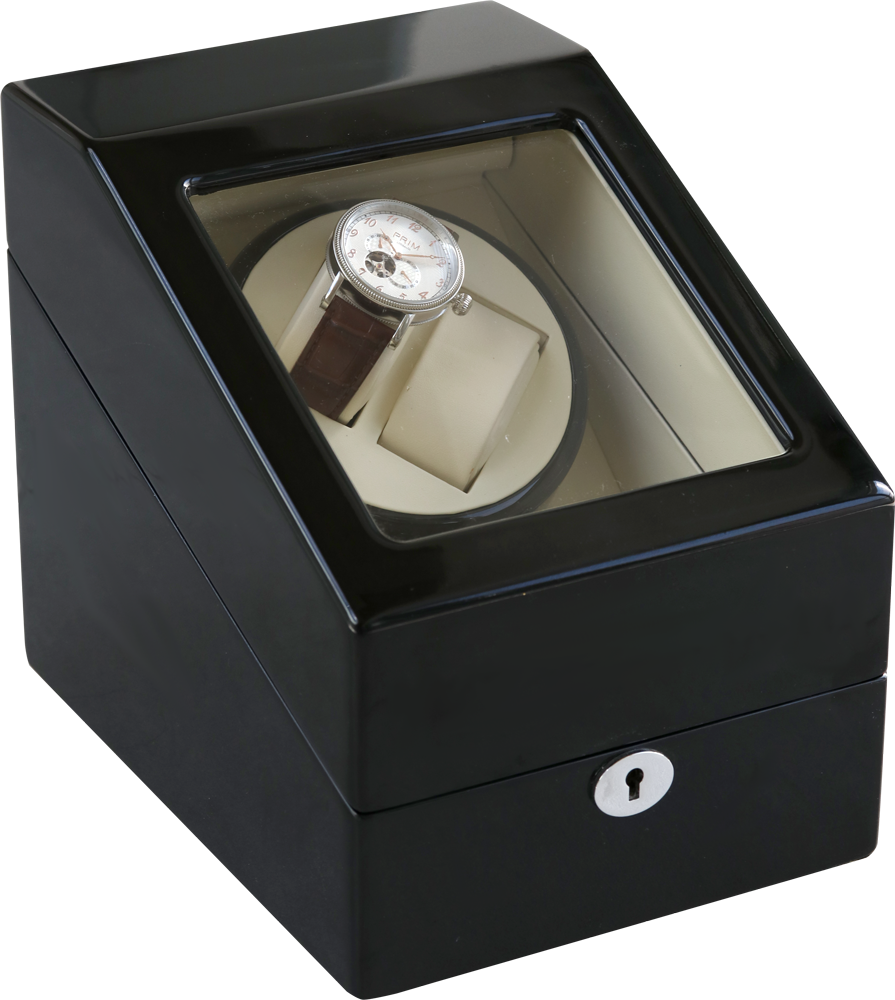 Hodinky Natahovač 2 ks hodinek s úložným prostorem pro 3 ks - 024 Black wood display (5ks)