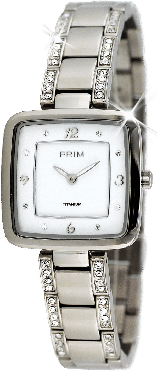 Hodinky PRIM Square Lady Titan - A - W02P.10232.A
