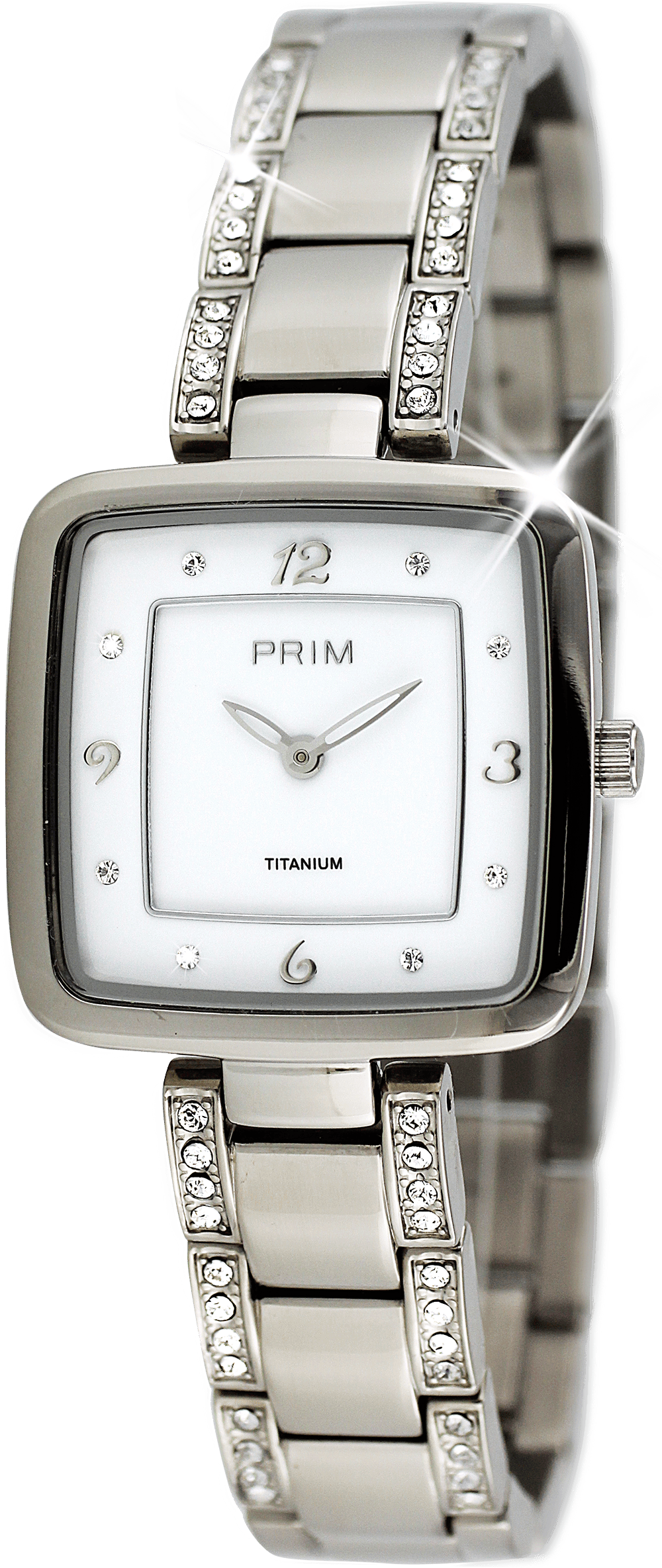 Hodinky PRIM Square Lady Titan - A - W02P.10232.A