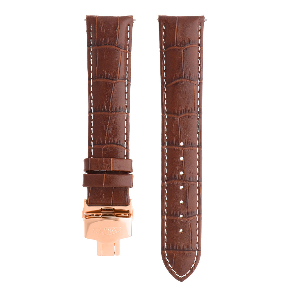 Hodinky RB.13234 (22 mm) - hnědý/růžově pozlacený - RB.13234.2220.5000.XL