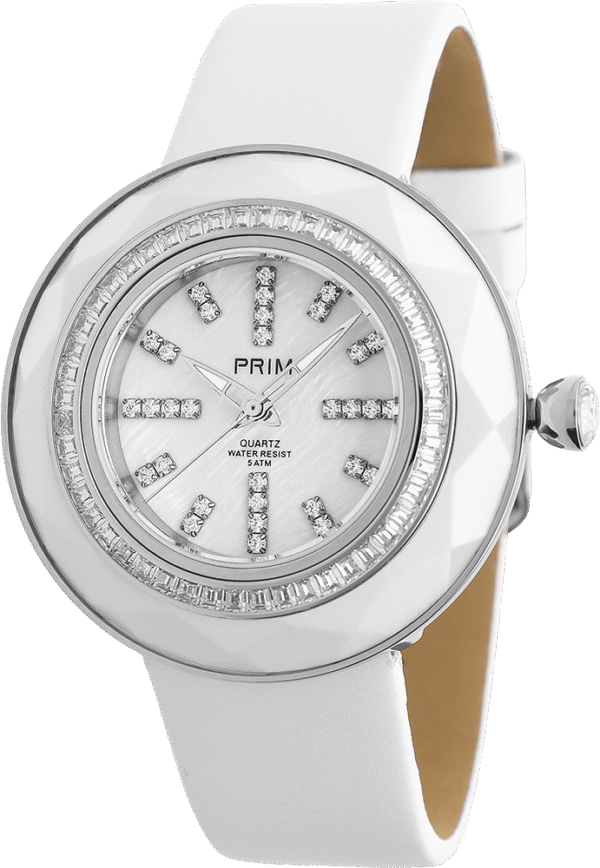 Hodinky PRIM Preciosa Onyx White - 10312 - A - W02C.10312.A