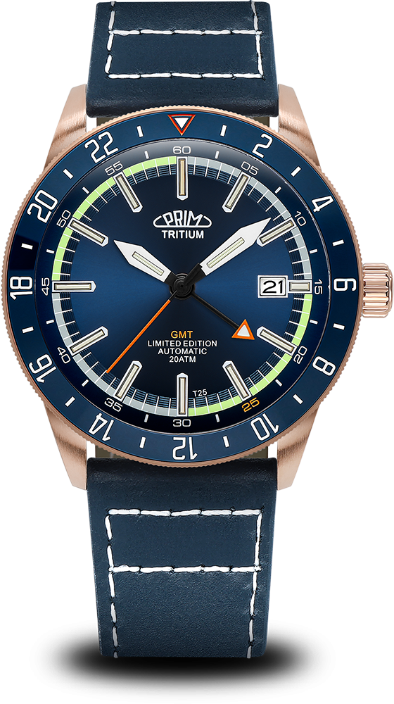 Hodinky PRIM Sport Tritium 25 - World Timer - D - W91P.13238.D