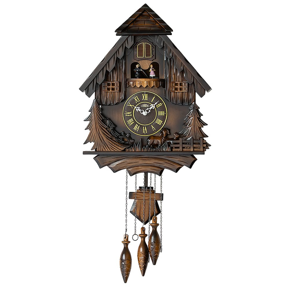 Hodinky PRIM Kukačky VII - hnědé - E07P.4595.50