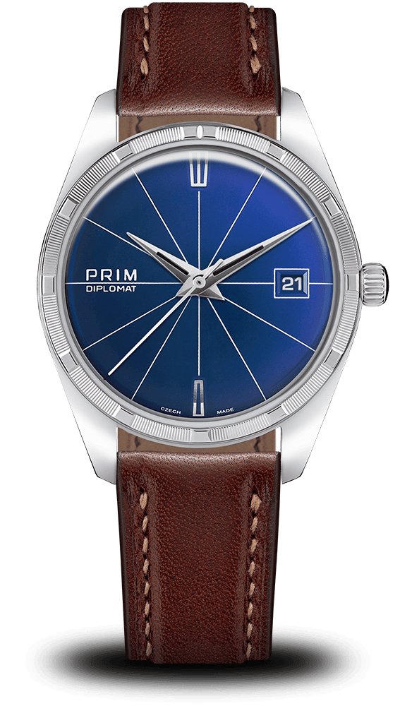 Hodinky PRIM Diplomat 40 C - C - L01P.18032.C.98-251-395-00-1