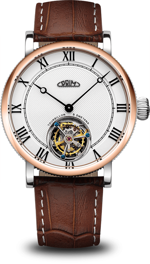 Hodinky PRIM Tourbillon Bedřich Smetana Gold - D - W91P.13235.D