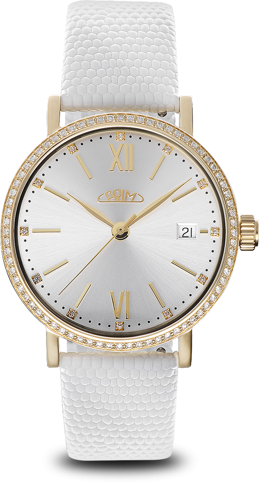 Hodinky PRIM Lady Elegant Gold Diamond - C - W92P.13193.C