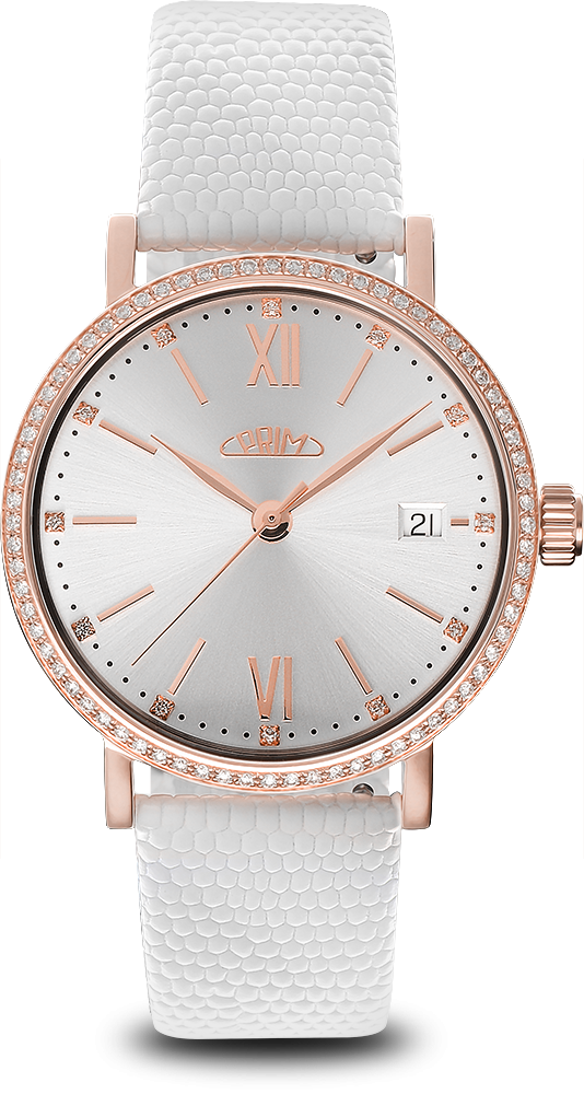 Hodinky PRIM Lady Elegant Gold Diamond - D - W92P.13193.D