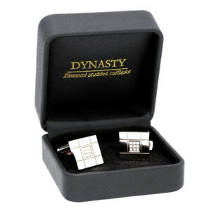 PRIM Dynasty Diamond Silver - manžetové knoflíčky - SCU.GRID | Hodinky PRIM