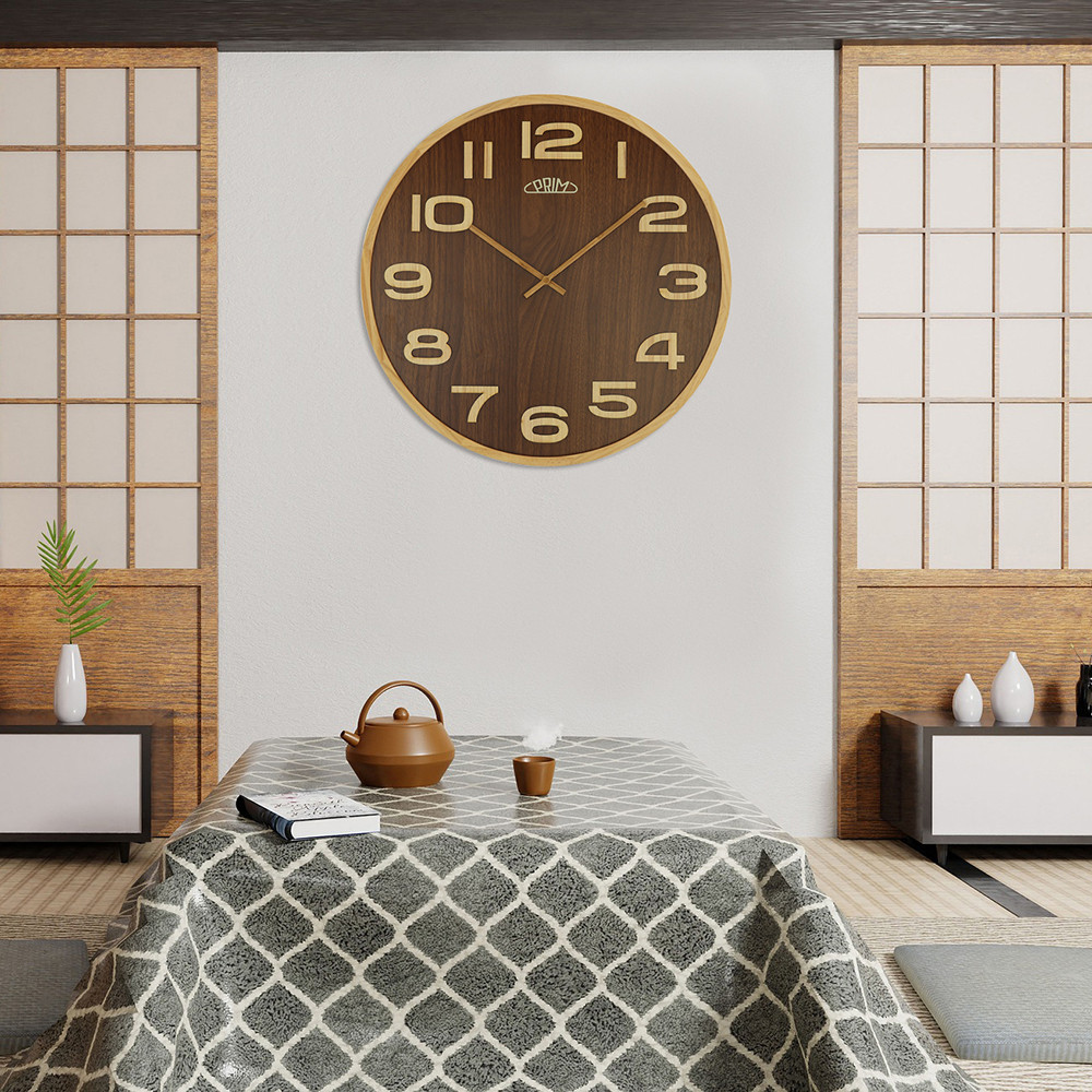 Nástěnné hodiny PRIM Timber Veneer - E07P.4153.50 | Hodinky PRIM