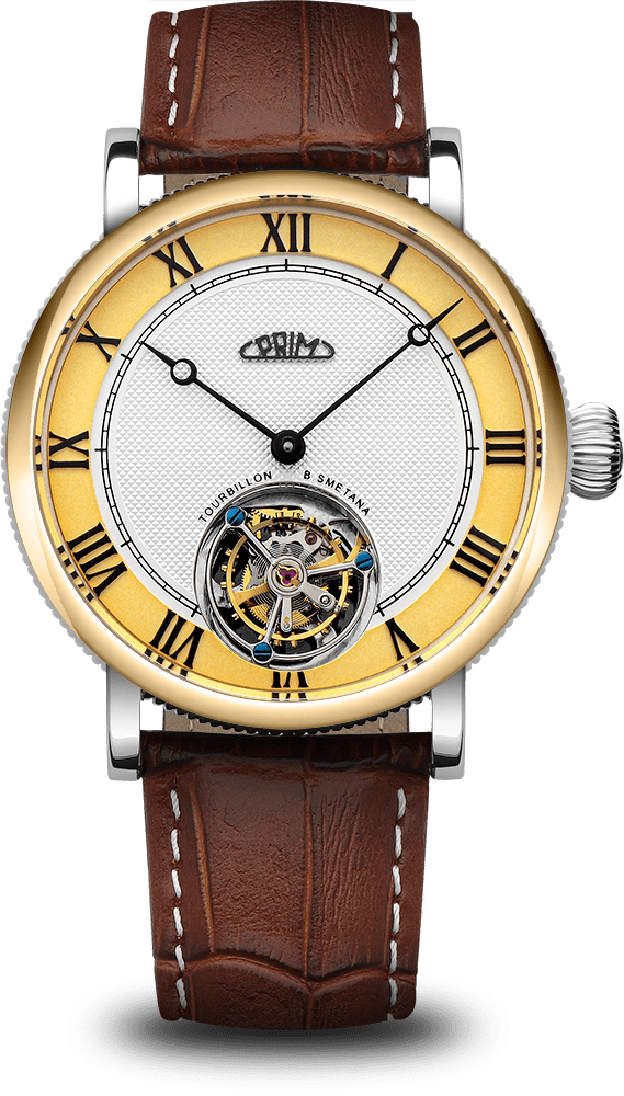 PRIM Tourbillon Bedřich Smetana Gold – C - W91P.13235.C | Hodinky PRIM